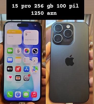 IPhone 15 Pro, 256 GB, Qara, Face ID