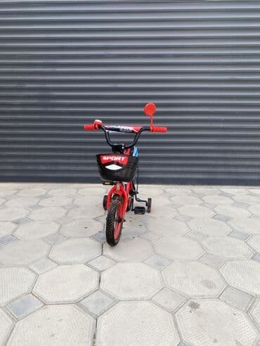 uşaq ucun velosiped: Uşaq velosipedi – “Sport/Champion” dizaynı - Rəng: qırmızı-qara — 1