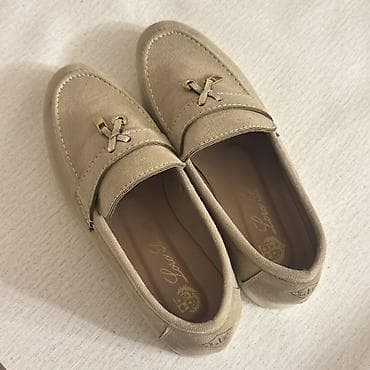 Мокасины и лоферы: Размер: 38, цвет - Бежевый, Новый — 6