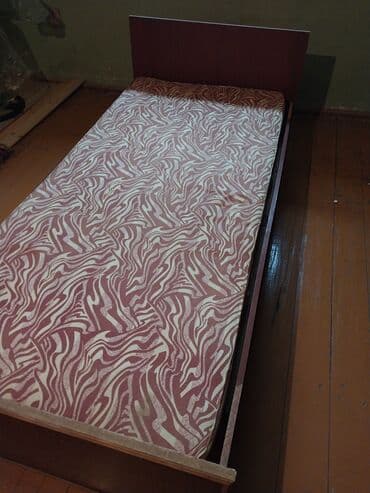 стол деревянный кухонный: İşlənmiş, Təknəfərlik çarpayı, Matras ilə — 3