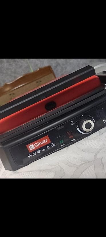 awp ups: Silver elektrikli kontakqril/sandviç aparatı - Güclü elektrikli qril — 2