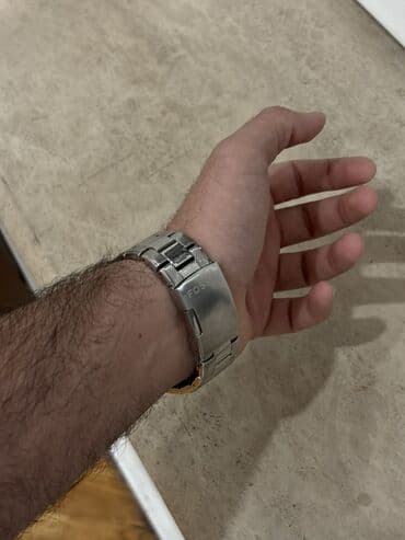 orginal saat: Qol saatı, Fossil, rəng - Gümüşü — 7