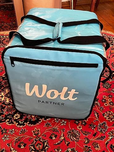 Wolt çatdırılma çantası – izolyasiyalı, iri həcmli, arxalıqlı model 3 — 2