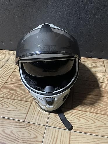 motor bike: Motoyürüş üçün tam üzlü kaska - Model: NK (üzərində loqo var) - Tip — 1