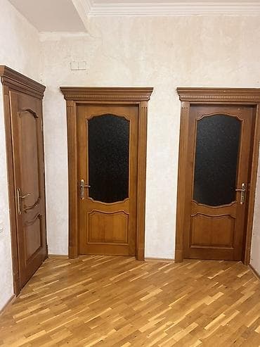 Taxta interyer qapıları – klassik dizayn - Material: təbii ağac (qoz — 1