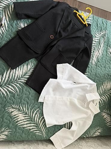 Dəstlər: Uşaq dəsti – klassik qara kostyum və ağ köynək - Dəst: qara pencək — 1