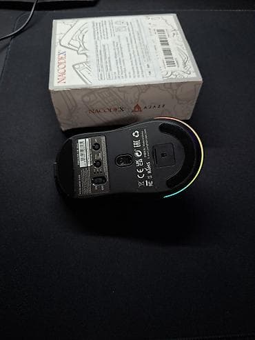 rgb mouse: AJAZZ NJ08 Mouse Yenidir, demək olarki istifadə olunmayıb. 3 qoşulma — 2