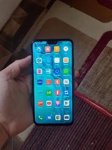 telefon kablo: Honor 9X, 128 GB, Barmaq izi — 1