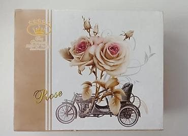 rose: Çay dəsti, rəng - Ağ, Farfor, 2 nəfərlik, Türkiyə — 5