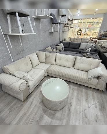 kunc divan modelleri 2023: Künc divan Xüsusiyyətlər: - Ölçülər: 300 × 200 sm - Rahat oturma üçün — 1