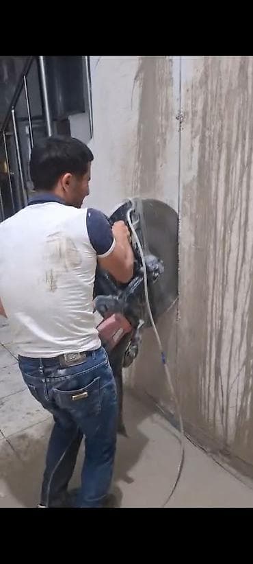 qapi ucun vinil: Beton kəsmə və deşik açma xidməti - Dəqiq və hamar kəsimlər — 1
