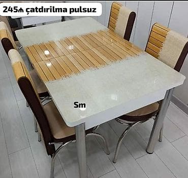 Mətbəx üçün, Yeni, 4 stul