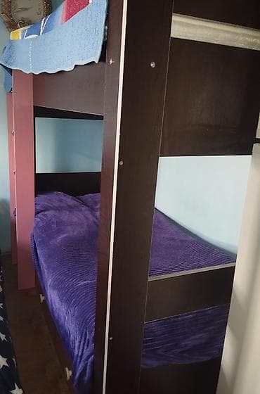 dəmir borular: Oğlan və qız üçün, Çarpayı, Matras ilə, Siyirməli, Laminat — 2