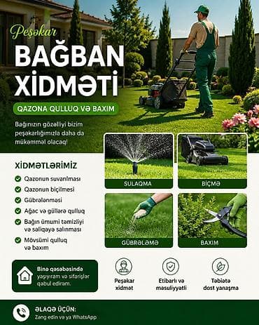 landşaft dizayn: 🌿 BAĞBAN XİDMƏTİ 🌿 Bağınıza peşəkar qulluq lazımdır? Doğru — 2