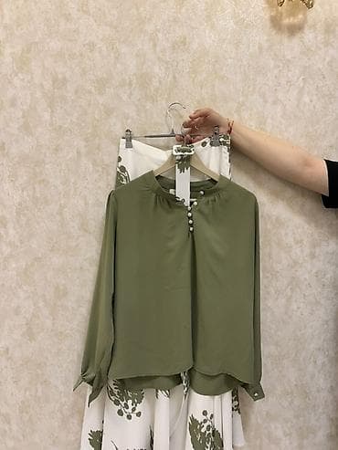 Костюмы: Yupka - kofta dəsti satılır 👗 Cəmi 1 dəfə geyinilib, yeni kimidir. 💸 — 1