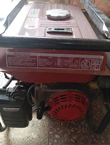 Satış, İşlənmiş, Benzin, Generator, Ünvandan götürmə, Kredit yoxdur