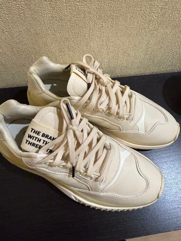 qadın krosovkaları yay üçün: Adidas, Ölçü: 38.5, rəng - Bej, İşlənmiş — 3