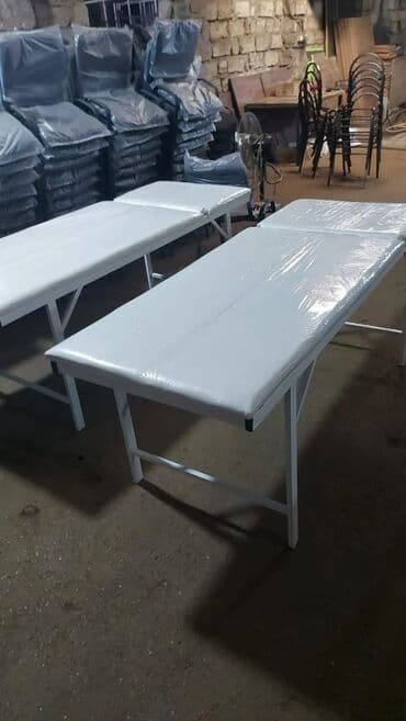 Yeni, Masaj kuşetkası, Qatlanmayan, rəng - Ağ