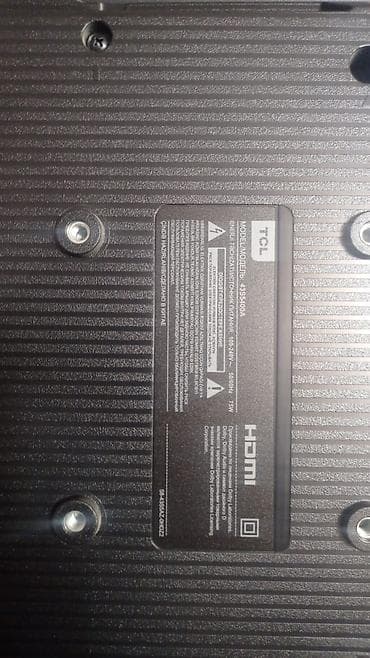 rayonlarda simsiz internet: İşlənmiş Televizor TCL LED ekran 43" — 2