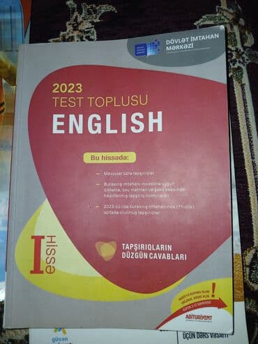 Məhsul: 2023 “Test Toplusu – English” (I hissə), Dövlət İmtahan