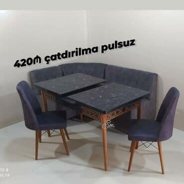 yazı masa: 🇹🇷Türk istehsalı Möhtəşəm ✨✨ Kuxna üçün stol stul dəsti 2 stul 1 — 21