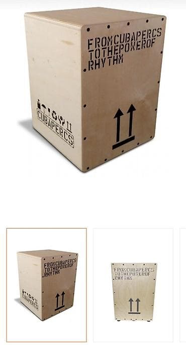 davul: Cuba Percs Cpc01 Cajon – akustik zərb aləti - Korpus: təbii ağacdan — 1