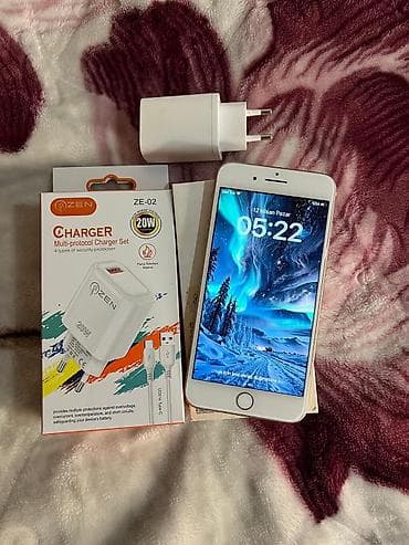 iphone 8 qiyməti: IPhone 8 Plus, 64 GB, Qızılı, Barmaq izi — 7