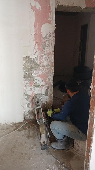 evlere su catdirilma: Beton və daşda dəlik açma – almaz karotaj xidməti - Peşəkar stasionar — 8