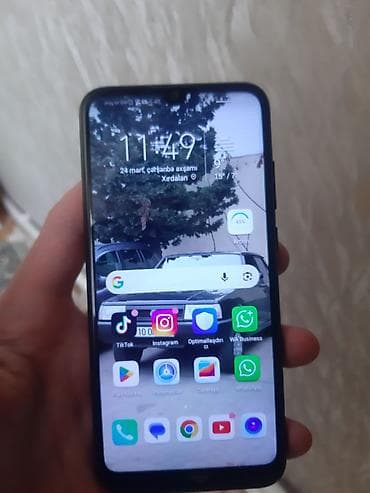 p40 pro plus: Honor 8A 2020, 64 GB, rəng - Qara, Barmaq izi — 1