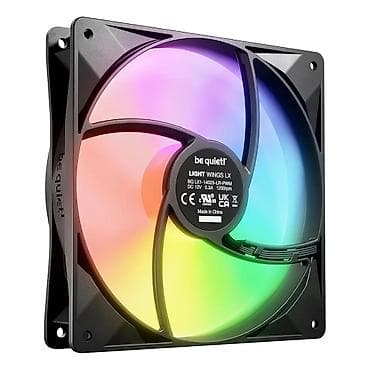 intel core i7: Be quiet! Light Wings LX 140mm PWM high-speed ARGB korpus ventilyatoru — 2