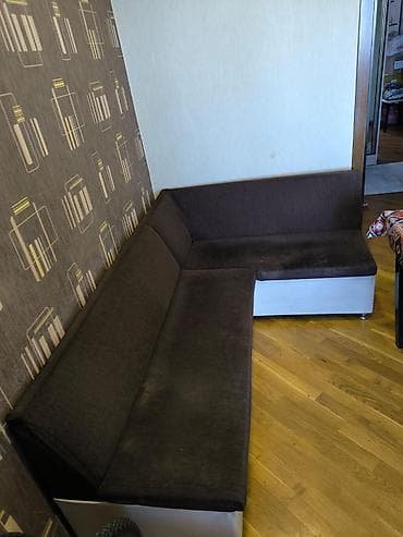 Угловой диван, Нераскладной, С подъемным механизмом, Ткань, Нет доставки
