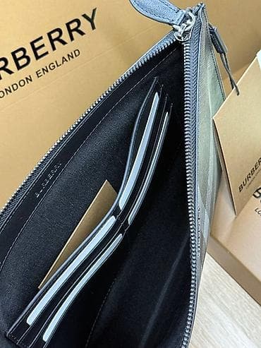 kişi çantasi: Klatç, Burberry, Yeni — 3