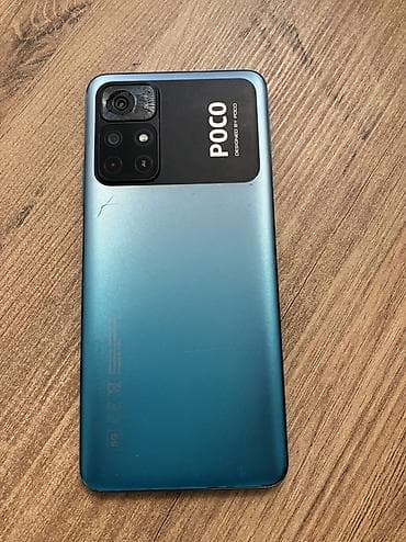 telfon satşı: Poco M4 Pro 5G, 64 GB, rəng - Mavi, Barmaq izi — 2