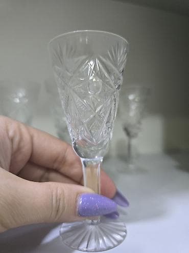 kasmetika qabi: Rümkalar, rəng - Ağ, Şüşə, 6 ədədli dəst — 1