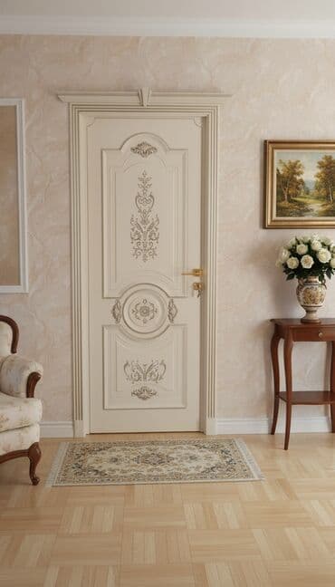 hamam üçün sushilka: Qonaq otağı üçün Yeni Otaq qapısı 90x210 sm Tac ilə, Zəmanətli, Pulsuz çatdırılma, Ödənişli çatdırılma, Rayonlara çatdırılma — 1