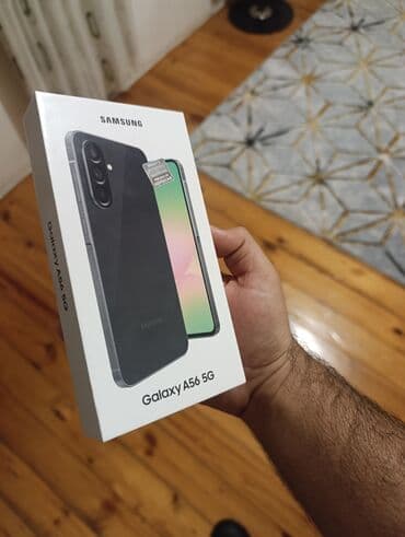 samsung a56 qiymeti irşad: Samsung Galaxy A56, 256 GB, rəng - Qara, Face ID, Sensor, Barmaq izi — 1