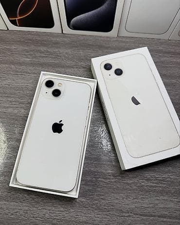 IPhone 13, 128 GB, Ağ, Zəmanət, Kredit, Simsiz şarj