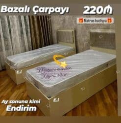 Otaq bitkiləri: Yeni, Təknəfərlik çarpayı, Matras ilə — 1