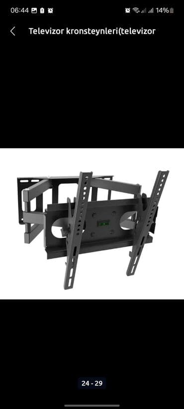 retro televizor: ,Yupiter,VONTECH VT-100S modeli televizor divar kronşteyni, 42-90 — 4