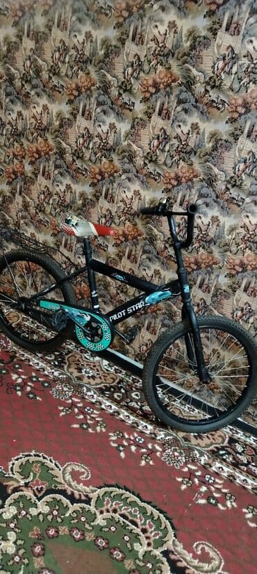 Boşqablar: BMX tipli velosiped – Pilot Star - Çərçivə: polad, qara rəngdə — 1