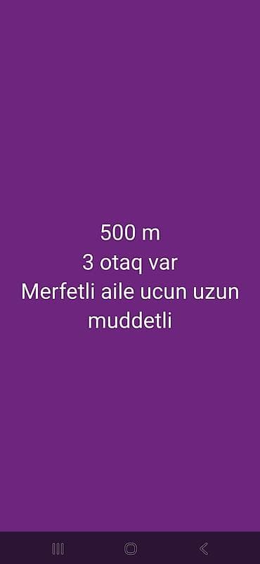 kiraye evler neapol dairesinde: Uzunmüddətli icarəyə verilir: 3 otaqlı mənzil. Merfetli ailə üçün — 1