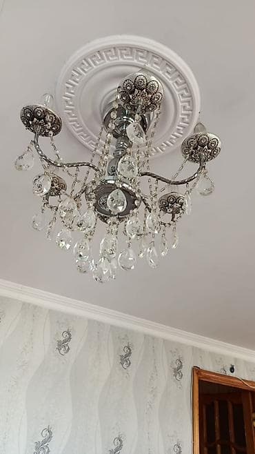 Çılçıraq, 6 lampa, Xrustal
