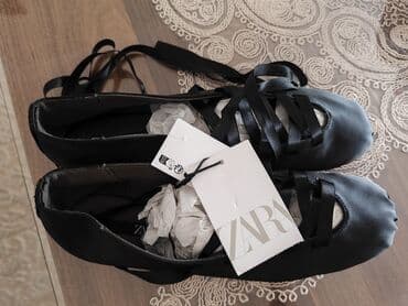 bot zara: Baletkalar, Zara, Ölçü: 36, rəng - Qara, Yeni — 2