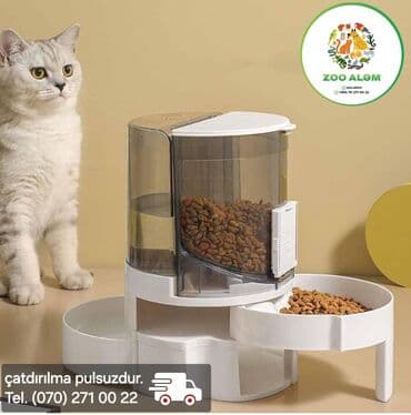cucə su qabı: Yem qabı (pişik və it üçün yem dispenseri) hörmətli müştərilərimiz — 2