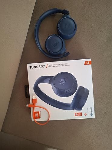 mi nausnik: Yeni Simsiz (Bluetooth) Qulaqcıqlar, JBL, rəng - Mavi — 4