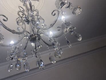 люстр бра светильников: Çılçıraq, 8 lampa, Metal — 5