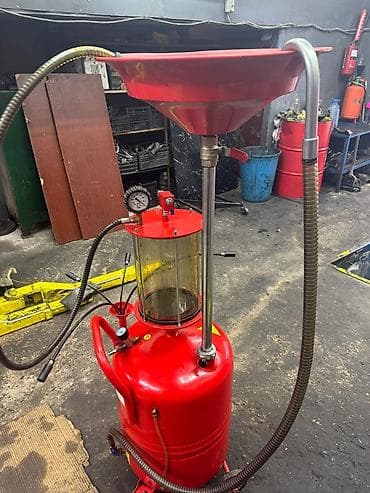 mercedes yağları: Pulwa yağ dəyişdirmə və istifadə olunmuş yağın toplanması aparatı - — 2