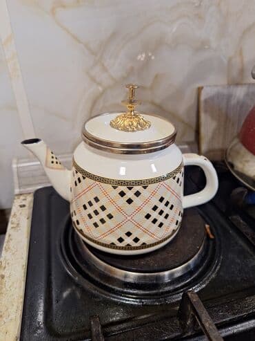 katarina çayı: İşlənmiş, Dəm caydanı, Keramika, 1,5 bucket volume l, Azərbaycan — 1