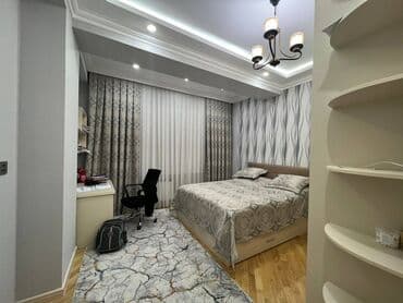 yeni guneslide 5 otaqli evlerin qiymeti: 4 otaqlı, Yeni tikili, m. Qara Qarayev, 132 kv. m — 3