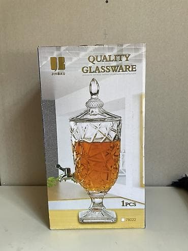sam qabi: JINBAU Quality Glassware – Şüşə içki dispenseri - Material: qalın — 1